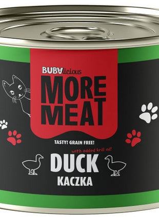BUBAlicious Kot More Meat Mono kaczka puszka 185g