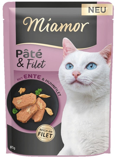 Miamor Pate & Filet Kaczka & Kurczak saszetka 85g