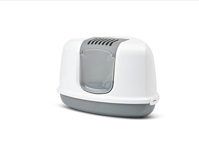 Caixa de areia de canto Savic Nestor Cinzento/Branco