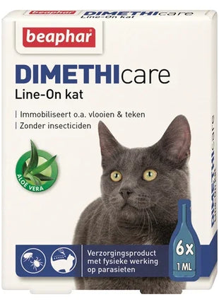 Beaphar Dimethicare Line-On Kat Tegen Vlooien En Teken