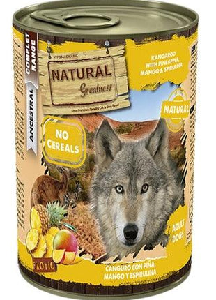 Natural Greatness Kangaroo & Pineapple - Compleet natvoer voor honden - 400 gram