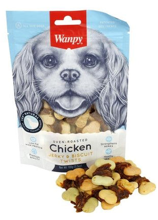 Wanpy Oven-Roasted Chicken Jerky / Biscuit Twists