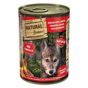 Natural Greatness Chicken met Wortels en Ananas - Compleet natvoer voor puppy's - 400 gram