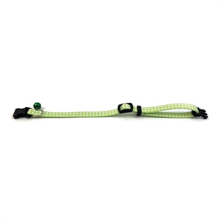 Happy Pet Tabby Patch Halsband Kat Ruit Groen