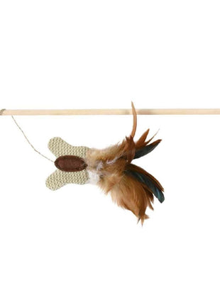 Trixie Spielangel mit Schmetterling/Federn