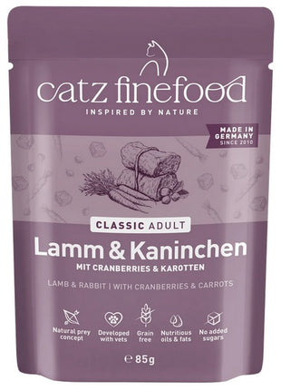 Catz Finefood Classic N.11 Jagnięcina i Królik saszetka 85g