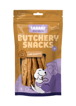 Braaaf Butchery Snacks Lamsspaghetti 85 g