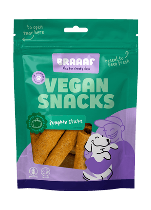 Braaaf Vegan Snack Pompoen Stick
