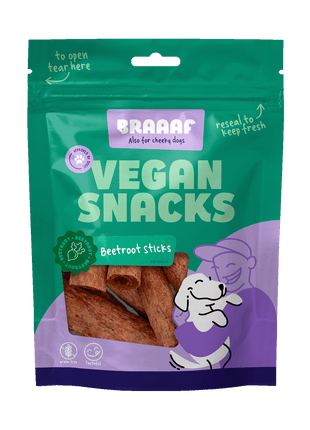 Braaaf Vegan Snack Rode Biet Stick