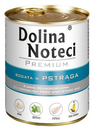 Dolina Noteci Premium Pies Pstrąg puszka 800g