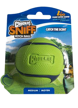 Chuckit! Sniff Fetch Ball Peanut Butter M