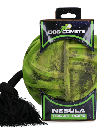 Dog Comets Nebula Treat Rope Groen