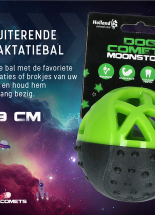 Dog Comets Moonstone Traktatiebal Groen