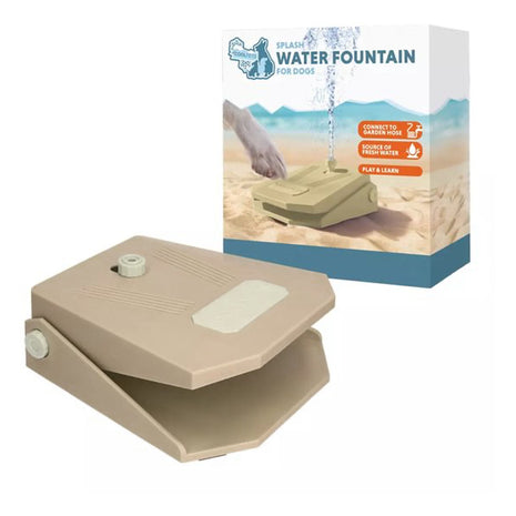 Coolpets Splash Water Fountain Beige