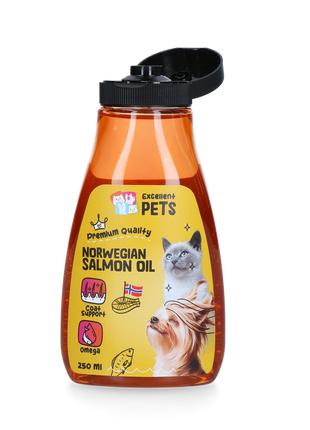 Excellent Pets Noorse Zalmolie (knijpflacon)