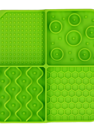 Eat Slow Live Longer Lick Mat Dimensions Rectangle Groen