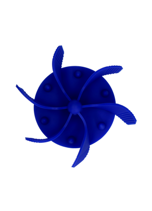 Eat Slow Live Longer Gobble Stopper Blauw