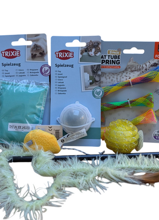 Fidello Fun Pack para Gatos e Gatinhos - Brincadeira, desafio e diversão num só produto