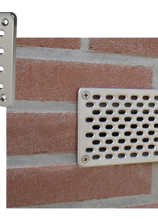 GevelFix Voorzetrooster RVS 10 x 14 cm