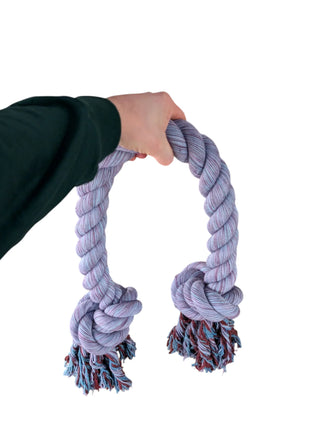 Fio dentário Happy Pet Flossin Fun com 2 nós - Disponível em 5 tamanhos diferentes