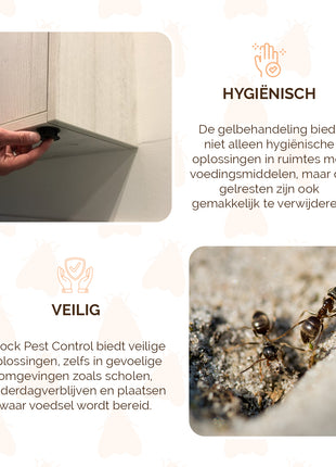 Knock Pest Gel Lokaasstation met plaksticker