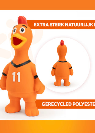 Oranje Latex Hondenspeeltjes WK Kip