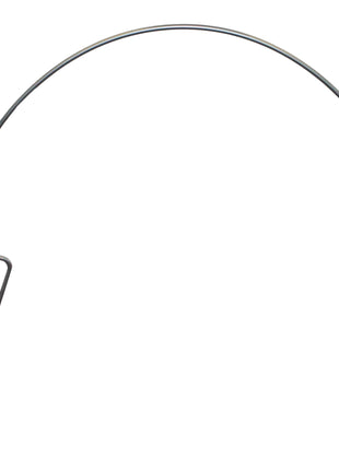 Instappaal 110 cm rond veerstalen + krul Wit