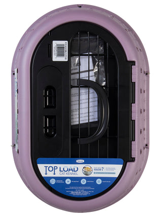 Petmate Top Load Cat Kennel Paars