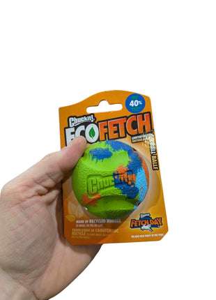 Bola Chuckit Ecofetch Reciclada – Diversão sustentável para cães ativos