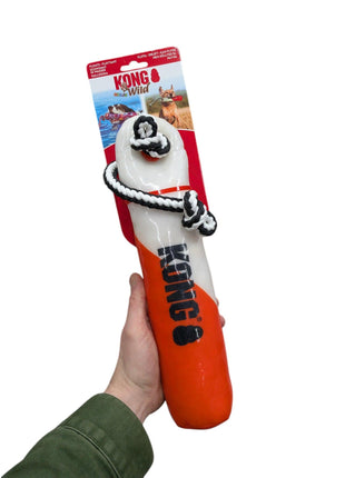 Boneco de Treino Kong Wild Shieldz Laranja/Branco - Treino de busca, natação e obediência