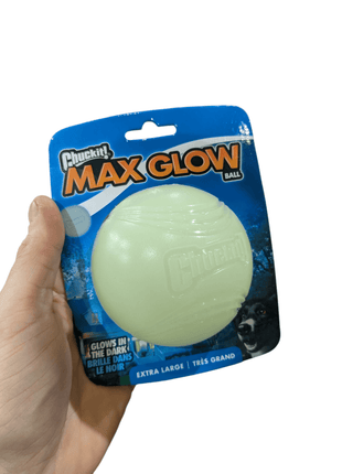 Bola Chuckit Max Glow Ball que brilha no escuro - Bola luminosa e praticamente indestrutível - vários tamanhos