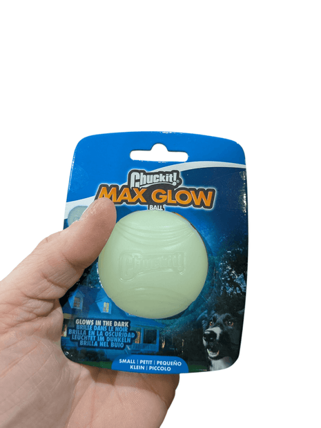 Bola Chuckit Max Glow Ball que brilha no escuro - Bola luminosa e praticamente indestrutível - vários tamanhos
