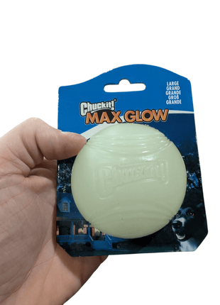 Bola Chuckit Max Glow Ball que brilha no escuro - Bola luminosa e praticamente indestrutível - vários tamanhos