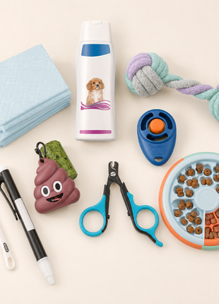 Puppy Starterbox 0-6 Meses – Pack de Vantagens com 9 Produtos