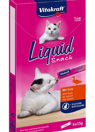 Vitakraft Cat Liquid-Snack z Kaczką 6x15g [23520]