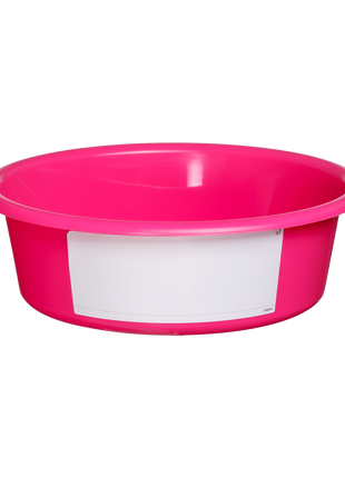 Voerbak 6 l Roze (met wit label)
