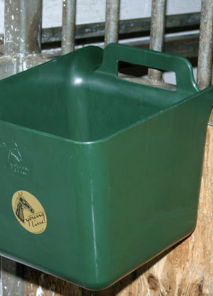OK Plast Voerbak met ophang en handgreep 11 l Groen