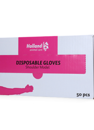 Wegwerp handschoen Schoudermodel roze