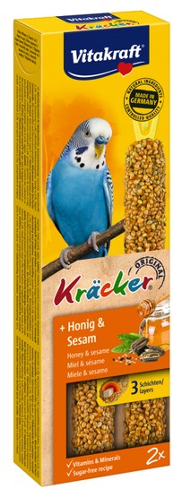 Vitakraft Kracker 2szt Papuga falista Miodowy 60g [10606]