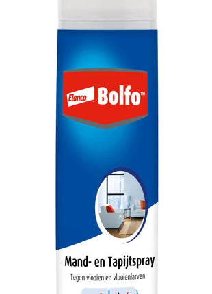 Bolfo Spray para Cestos e Tapetes 400 ml – Proteção eficaz contra pulgas e larvas em casa.