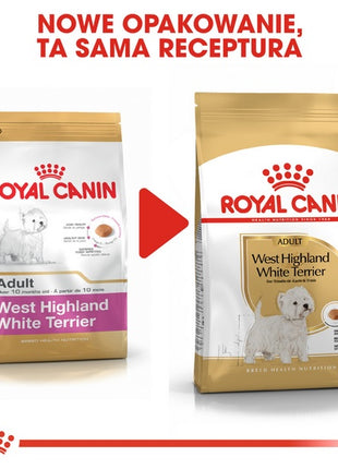 Royal Canin West Highland White Terrier Adult karma sucha dla psów dorosłych rasy west highland white terrier 1,5kg