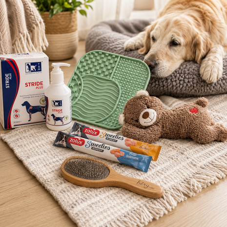 Fidello pacote de mimo para cães seniores – conforto, calma e cuidado para o seu cão sénior