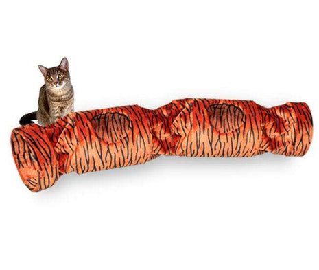 Pet-Star Katzentunnel SUNNY, 130 cm - Tiger